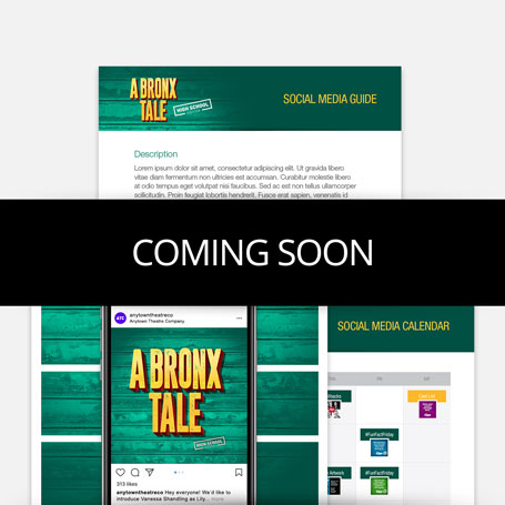A Bronx Tale (Secondary School Edition) Promotion Kit & Social Media Guide