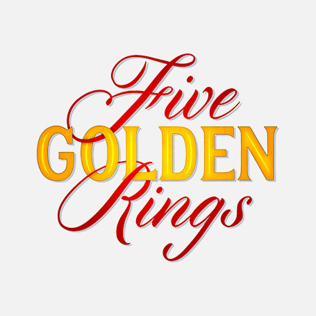 FIVE GOLDEN RINGS: A Greeting Card Channel Holiday Musical Logo Pack