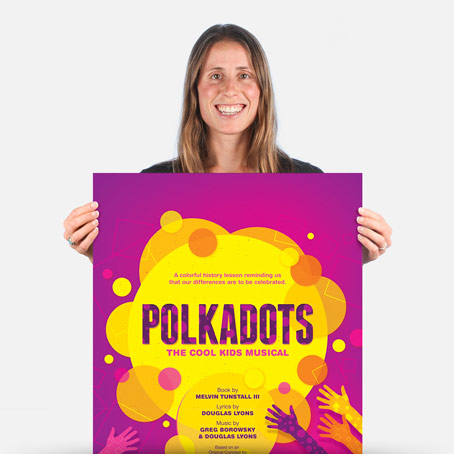 Polkadots: The Cool Kids Musical Official Show Artwork