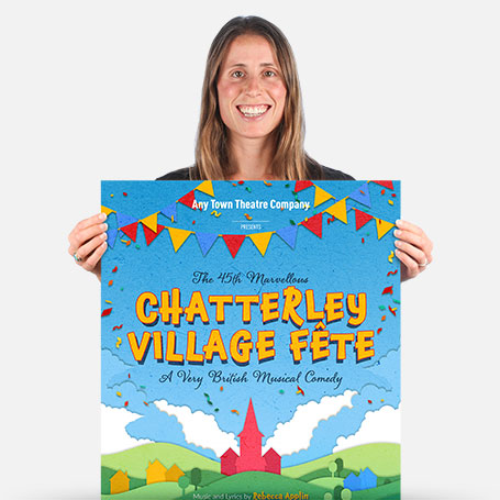 The 45th Marvellous Chatterley Village Fete Official Show Artwork